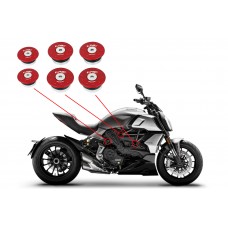 CNC Racing Frame Plug Kit for Ducati Diavel 1260 CNC Racing Frame Plug Kit for Ducati Diavel 1260